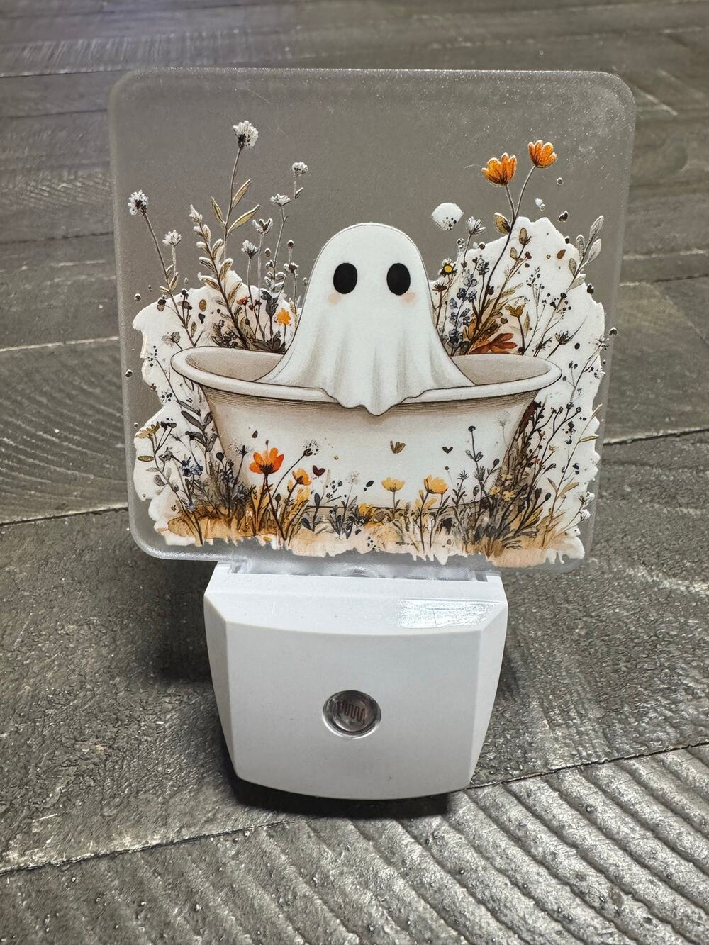 LED ghost in tub nightlight